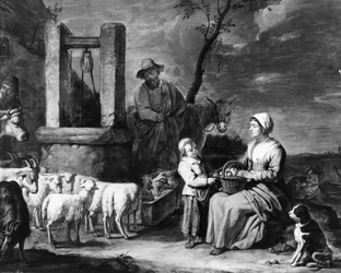 Peasant Family at a Well